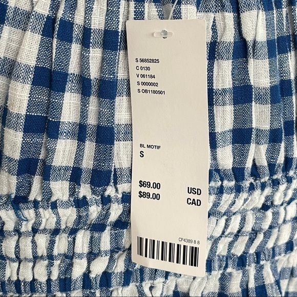 URBAN Outfitters Babydoll Gingham Print Mini Dress NWT - Picture 13 of 15